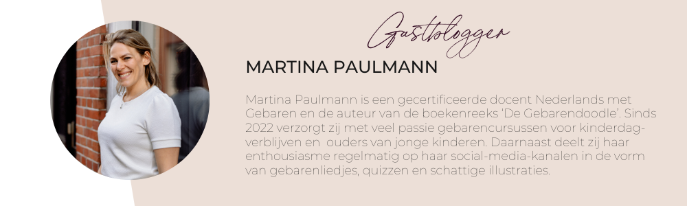 Gastblogger Martina Paulmann van De Gebarendoodle