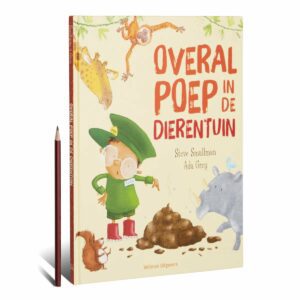 Overal poep in de dierentuin, een prentenboek voor kinderen
