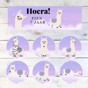 Alpaca - Pringles wikkel (paars)
