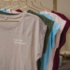 I'm the Momager T-shirt (Dusk Rose)