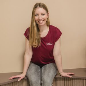 Zakenmama tshirt momager Burgundy