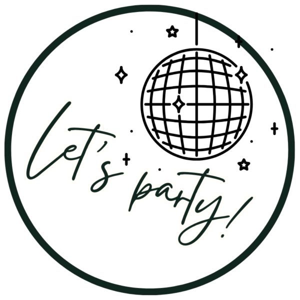Let's party stickers (24x)